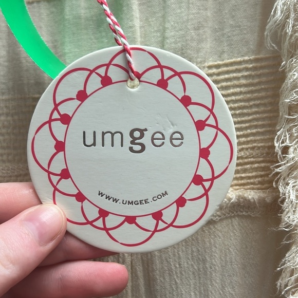 NWT Cream Open-Front Frayed Kimono - Umgee - Picture 4 of 5